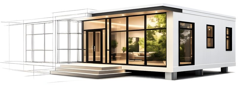 Proceso de diseño de casa modular AVITA, de boceto a render final