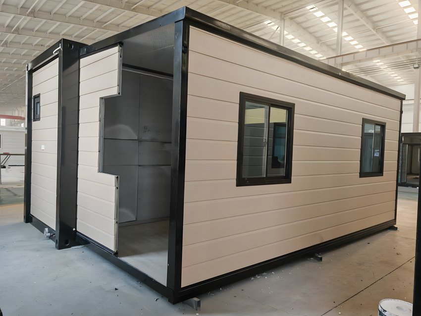 Casa modular AVITA en proceso de expansión en planta